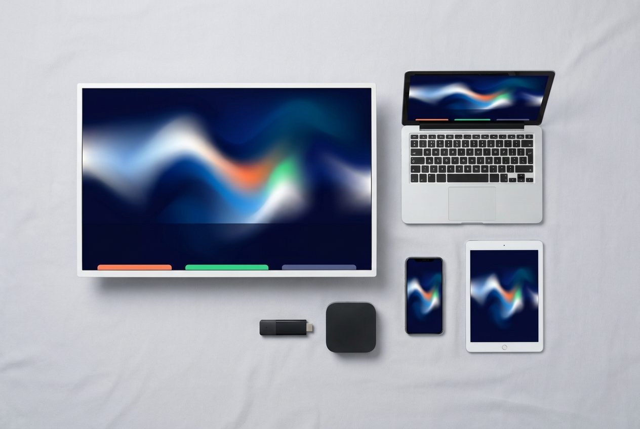 IPTV på Smart-TV, laptop, nettbrett og mobil